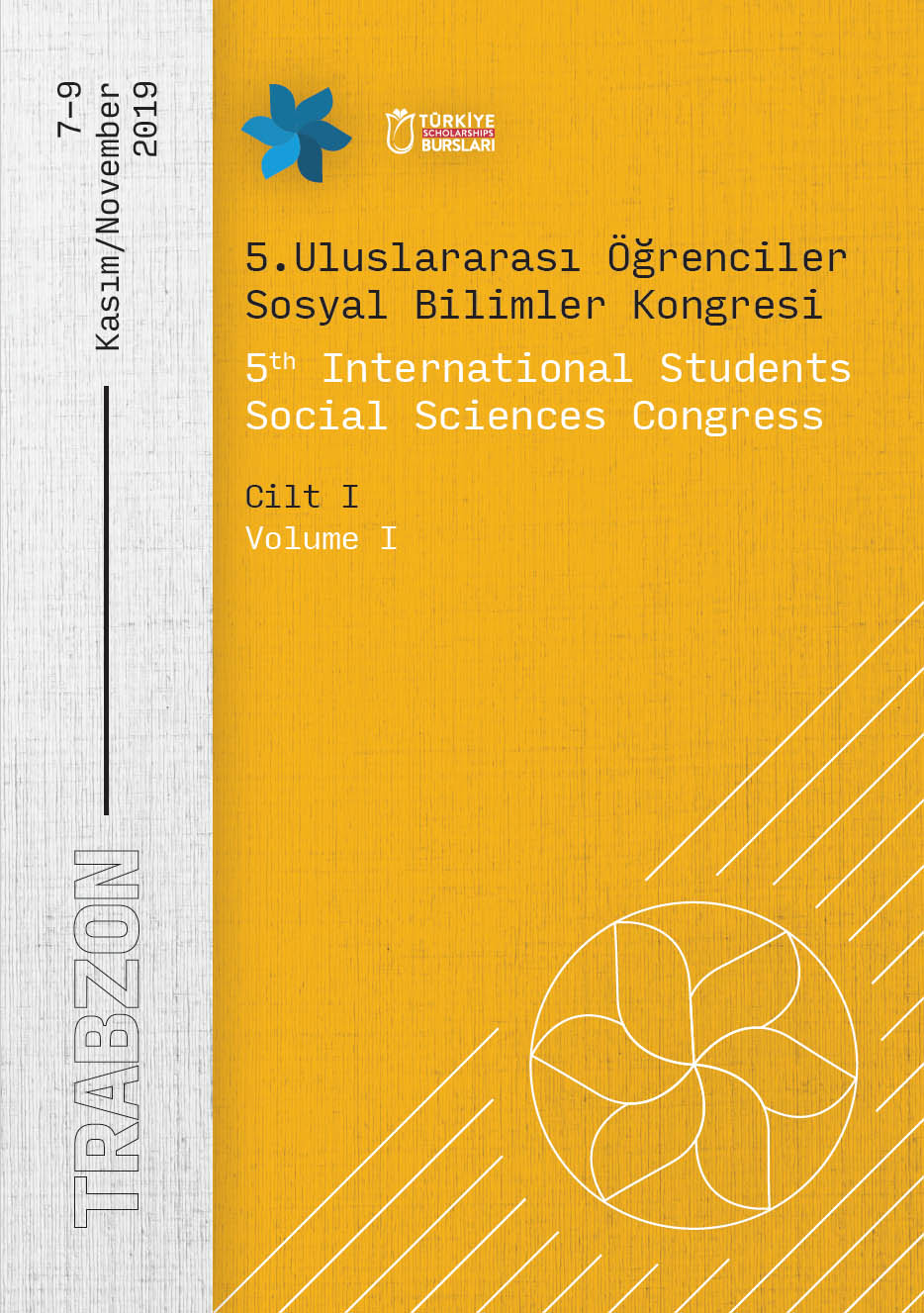 5. Uluslararası Öğrenciler Sosyal Bilimler Kongresi Bildiriler Kitabı