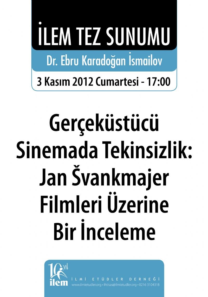 Gerçeküstücü Sinemada Tekinsizlik: Jan vankmajer Filmleri Üzerine Bir İnceleme