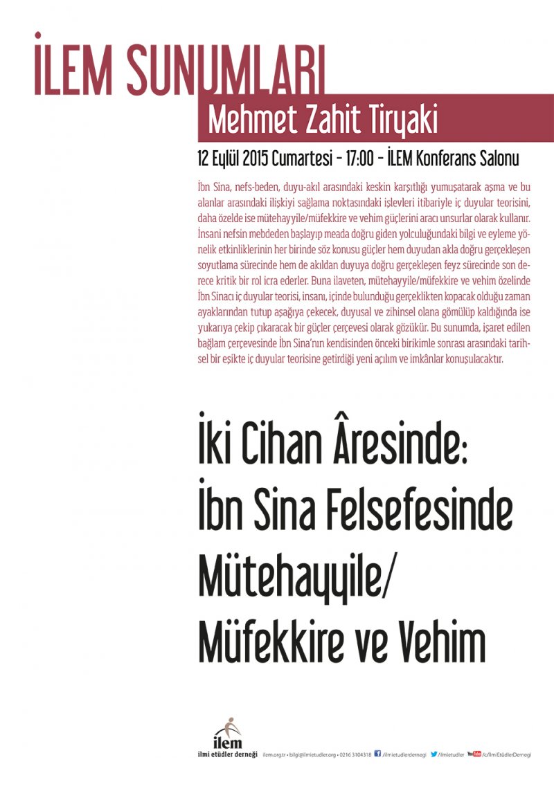 İki Cihan Âresinde: İbn Sina Felsefesinde Mütehayyile/Müfekkire ve Vehim