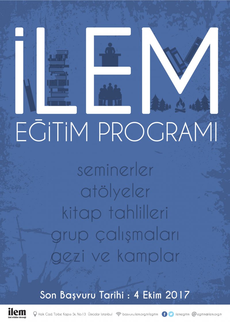 İLEM Eğitim Programı 2017-2018 Başvuruları Başladı