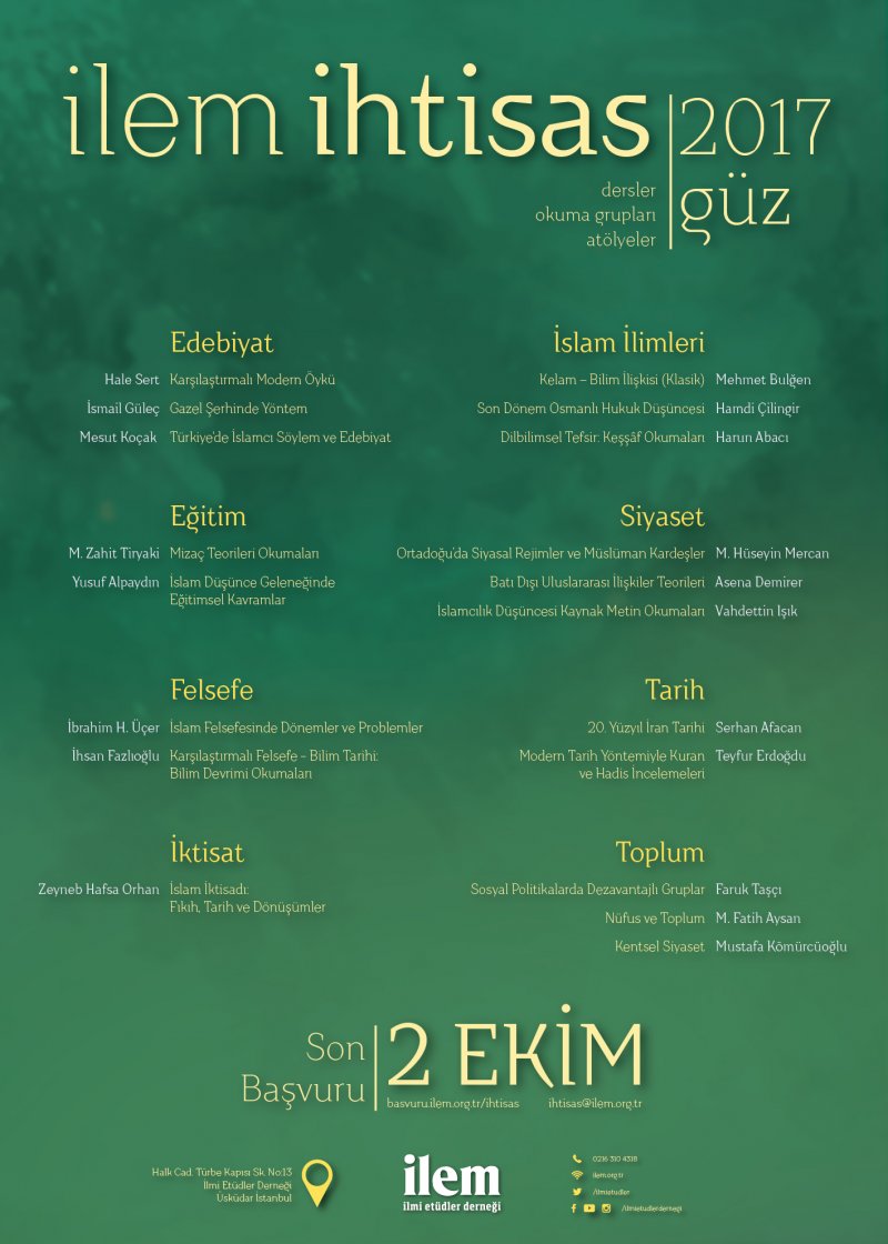 İLEM İhtisas 2017 Güz Başvuruları Başladı