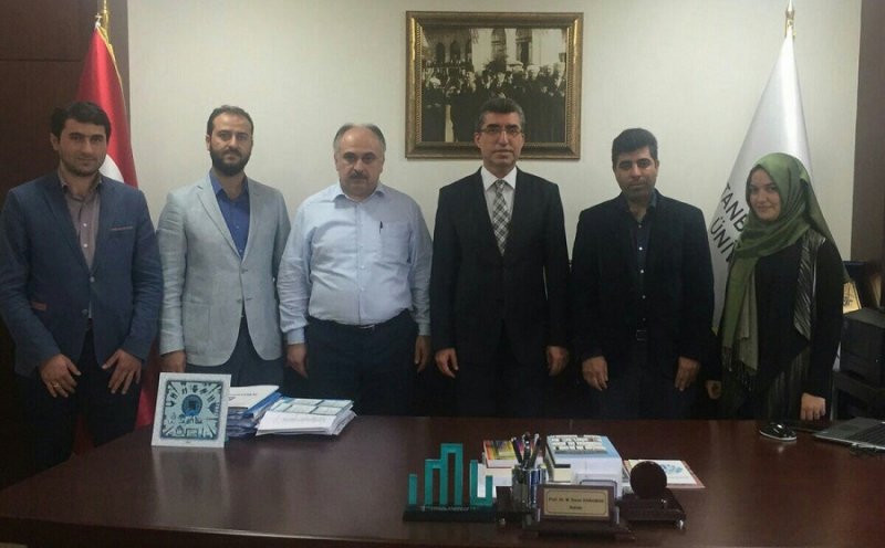 İLEM Yönetim Kurulu Üyeleri Medeniyet Üniversitesi Rektörü Prof. Dr. M. İhsan Karaman'ı Ziyaret Etti