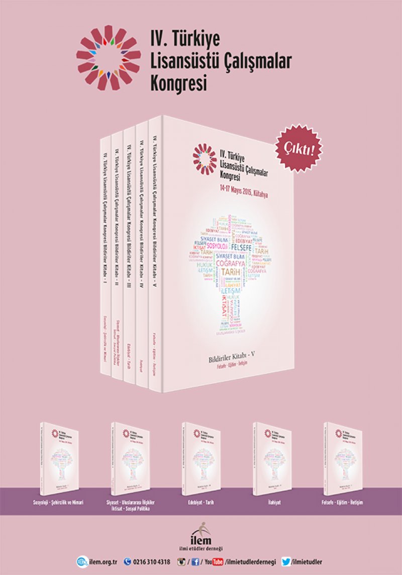 IV. Türkiye Lisansüstü Çalışmalar Kongresi Bildiriler Kitabı Çıktı!