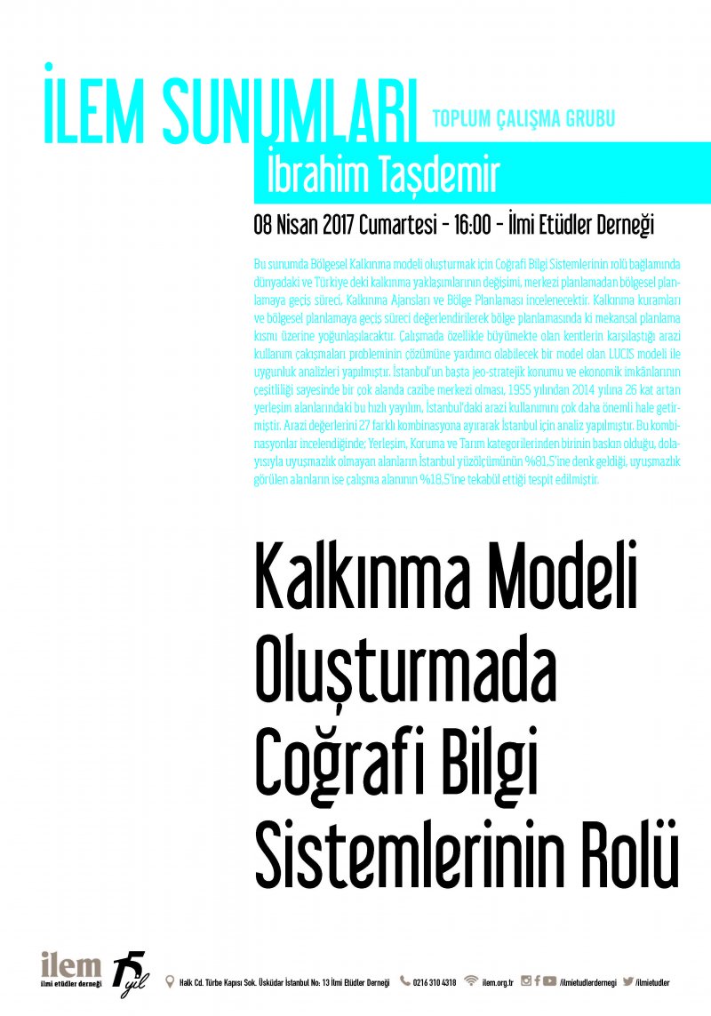 Kalkınma Modeli Oluşturmada Coğrafi Bilgi Sistemlerinin Rolü