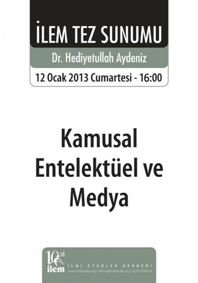 Kamusal Entelektüel ve Medya