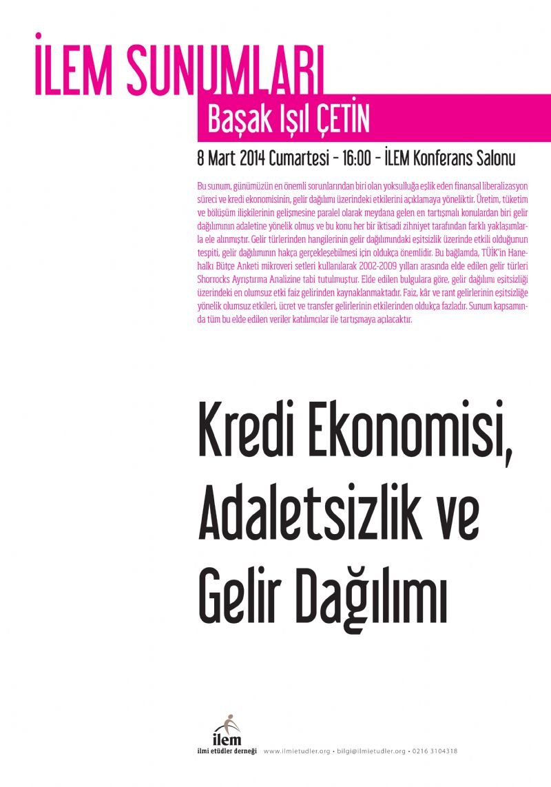 Kredi Ekonomisi, Adaletsizlik ve Gelir Dağılımı