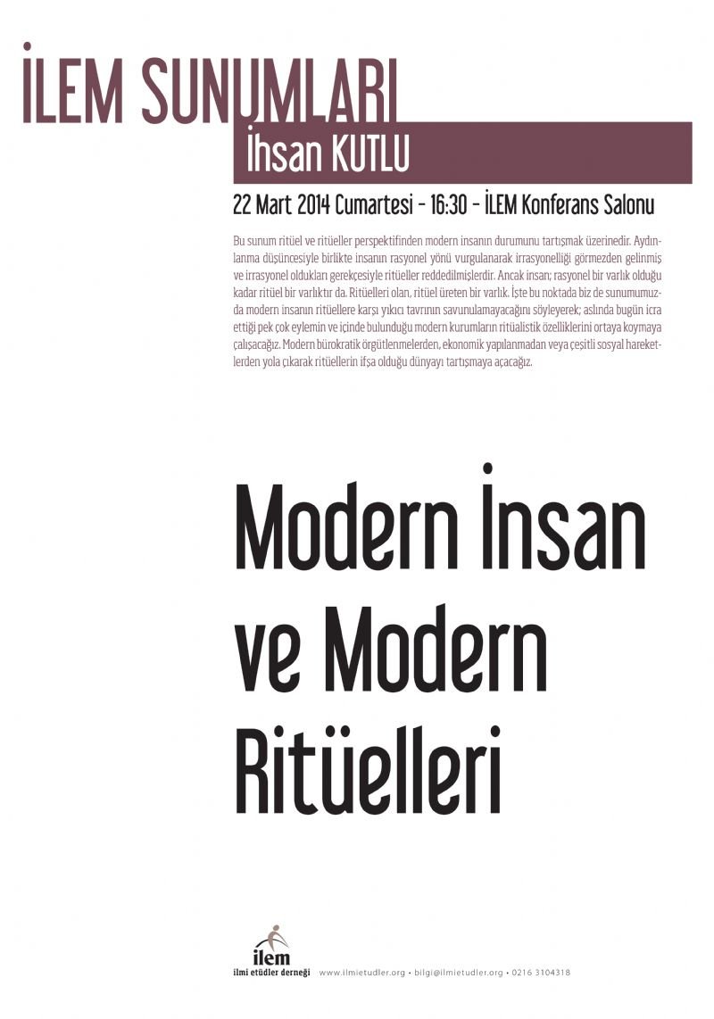 Modern İnsan ve Modern Ritüelleri