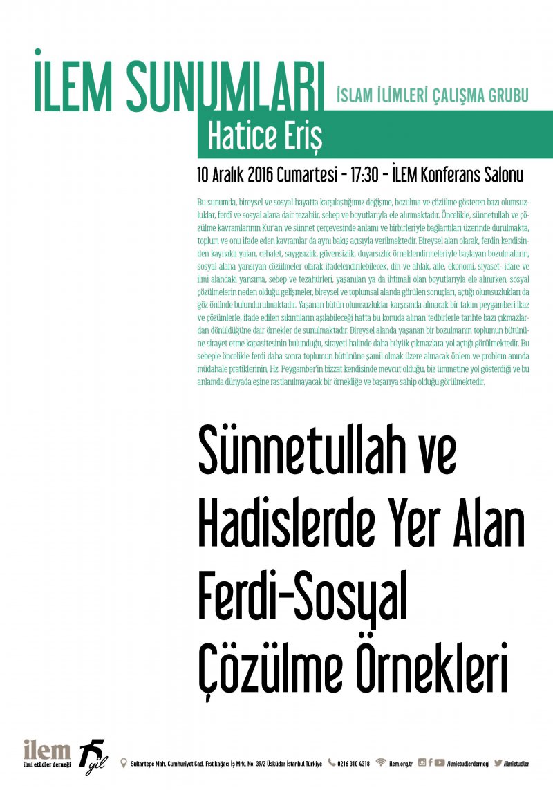 Sünnetullah ve Hadislerde Yer Alan Ferdi-Sosyal Çözülme Örnekleri