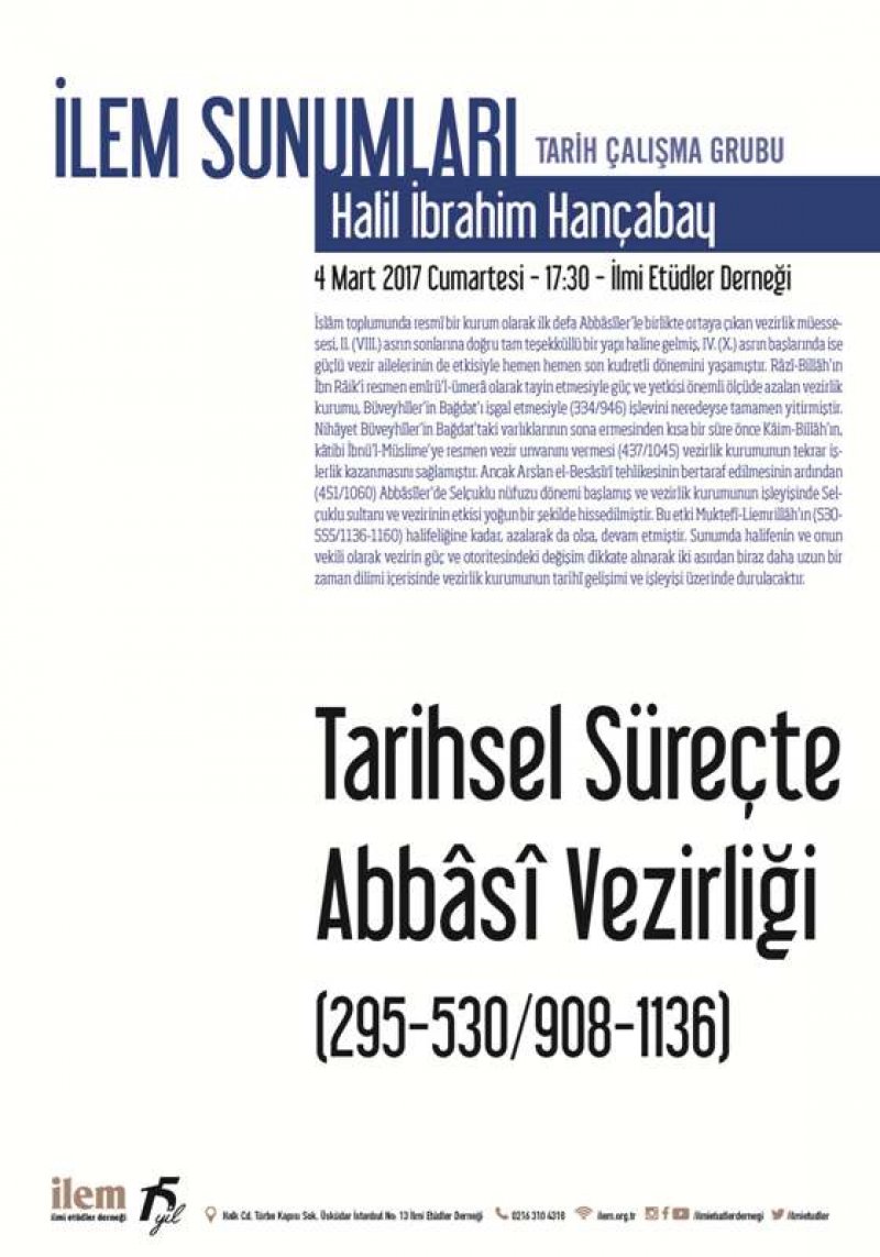 Tarihsel Süreçte Abbâsî Vezirliği 2