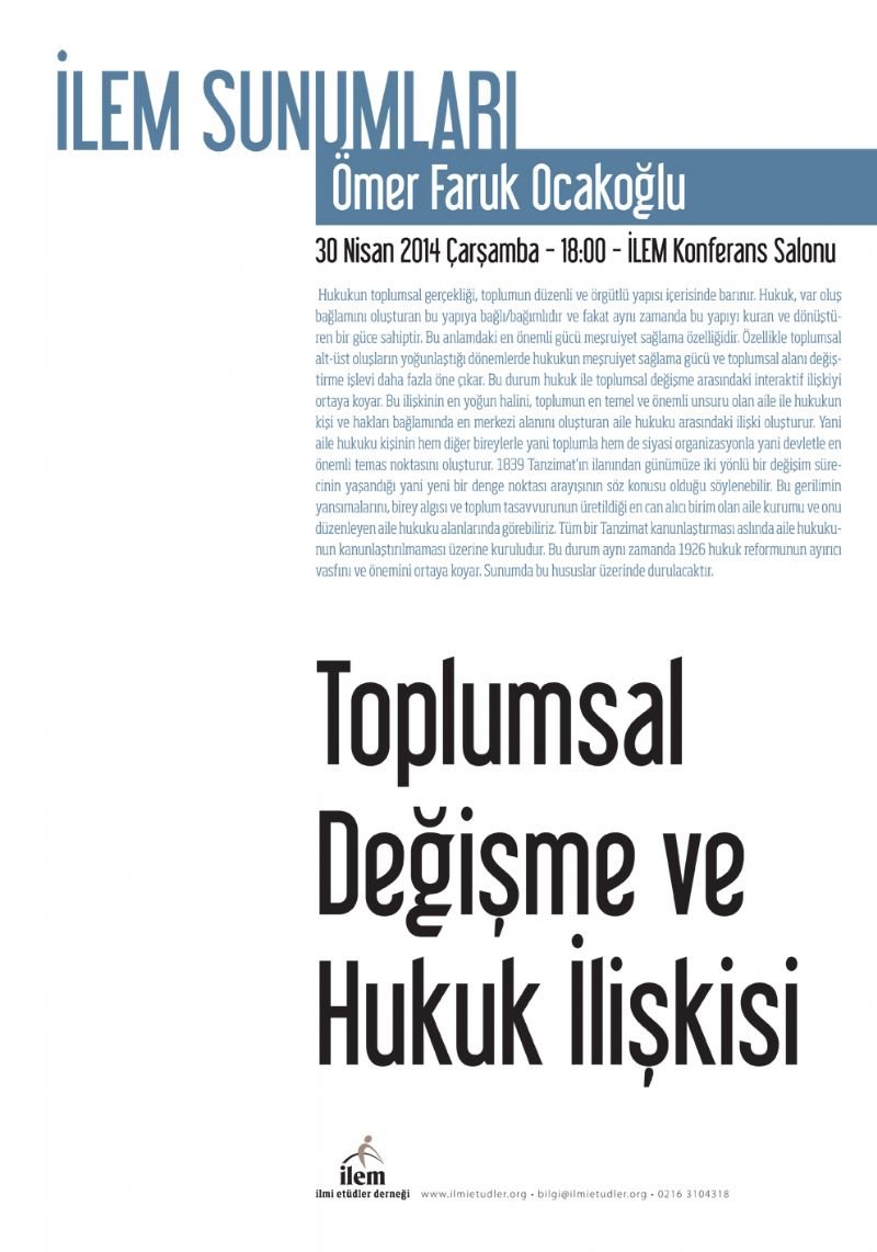 Toplumsal Değişme ve Hukuk İlişkisi