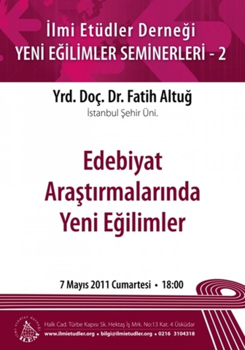 Edebiyat Araştırmalarında Yeni Eğilimler