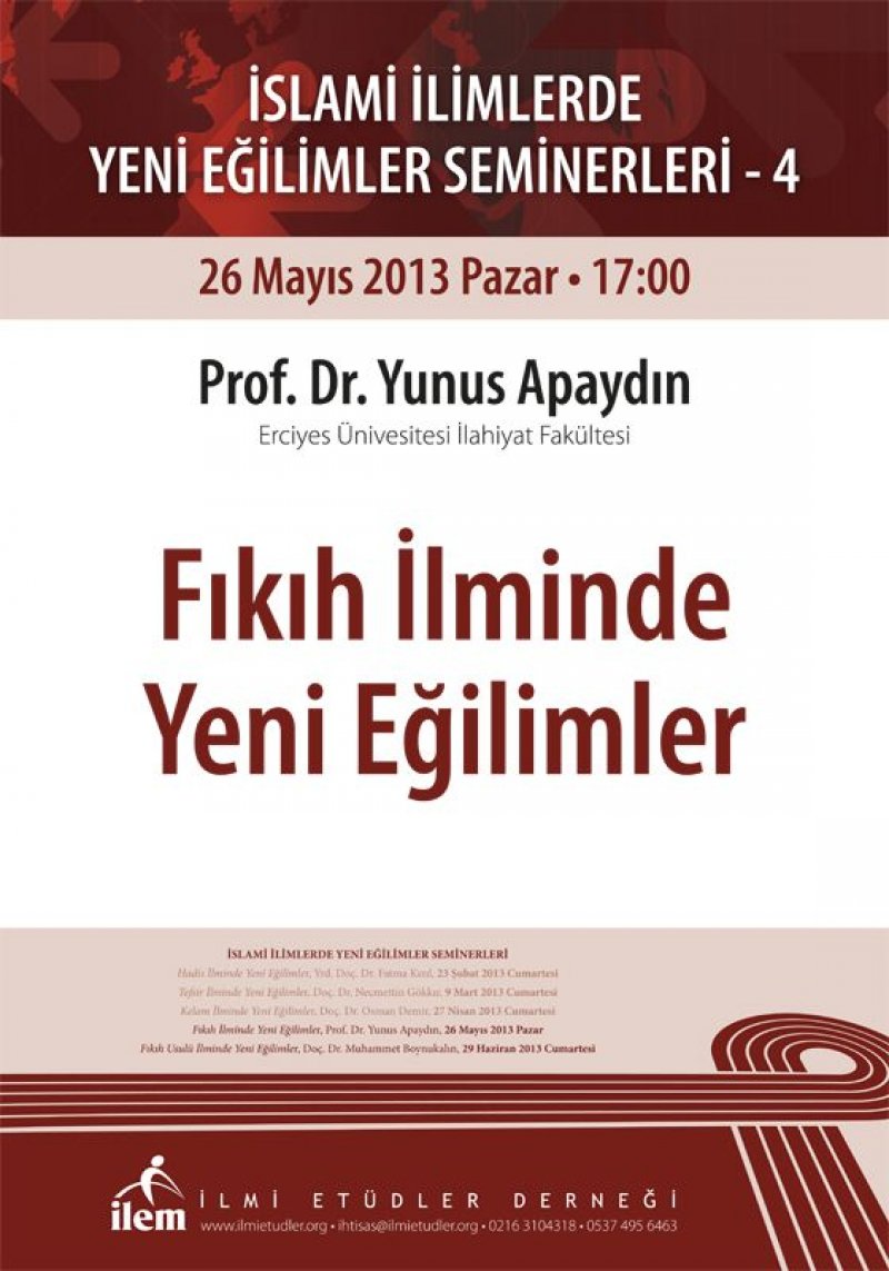 Fıkıh İlminde Yeni Eğilimler