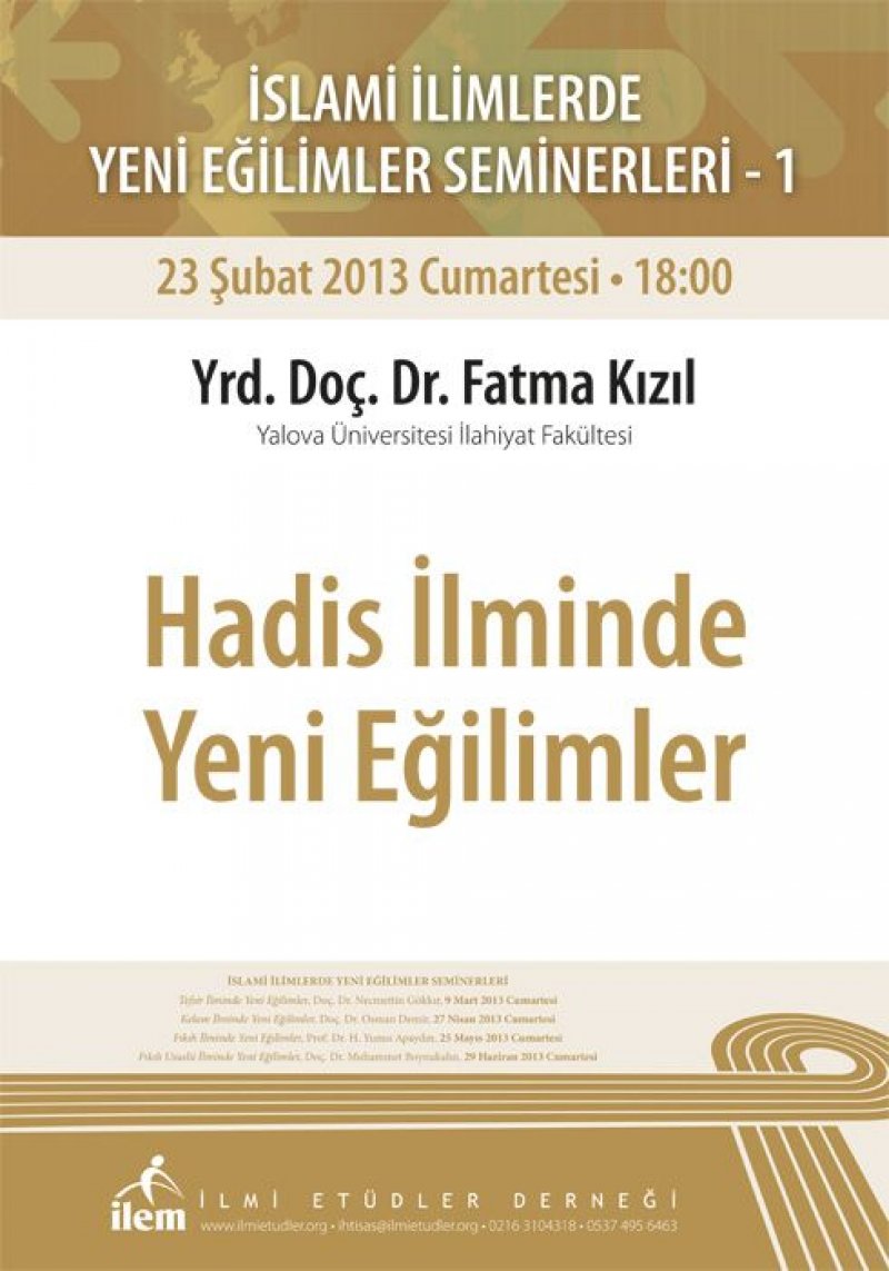 Hadis İlminde Yeni Eğilimler