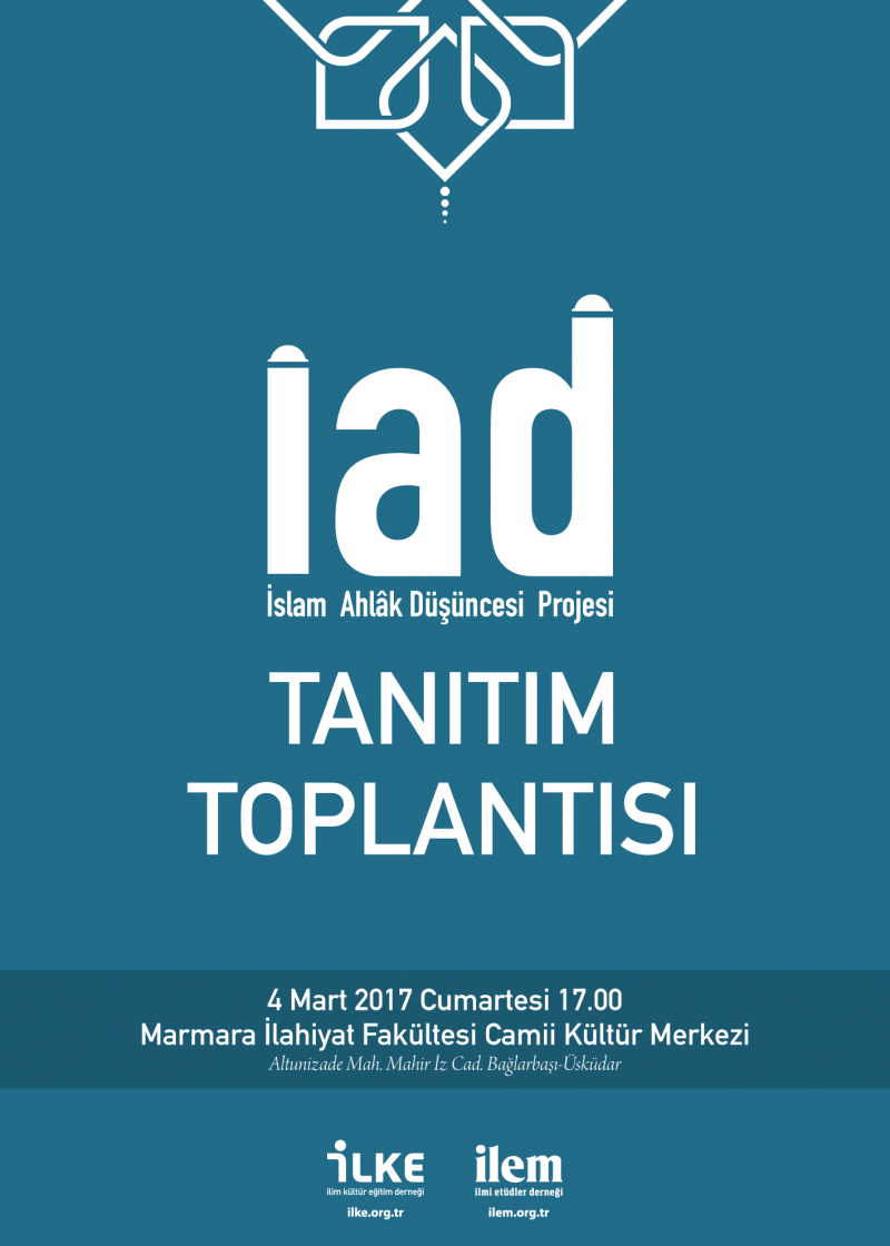 İslam Ahlâk Düşüncesi Projesi Tanıtım Toplantısı