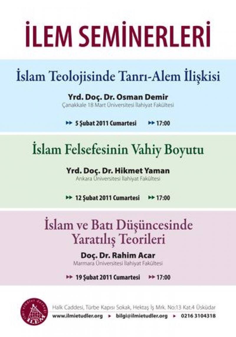 İslam ve Batı Düşüncesinde Yaratılış Teorileri