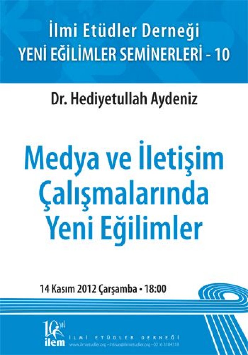 Medya ve İletişim Çalışmalarında Yeni Eğilimler