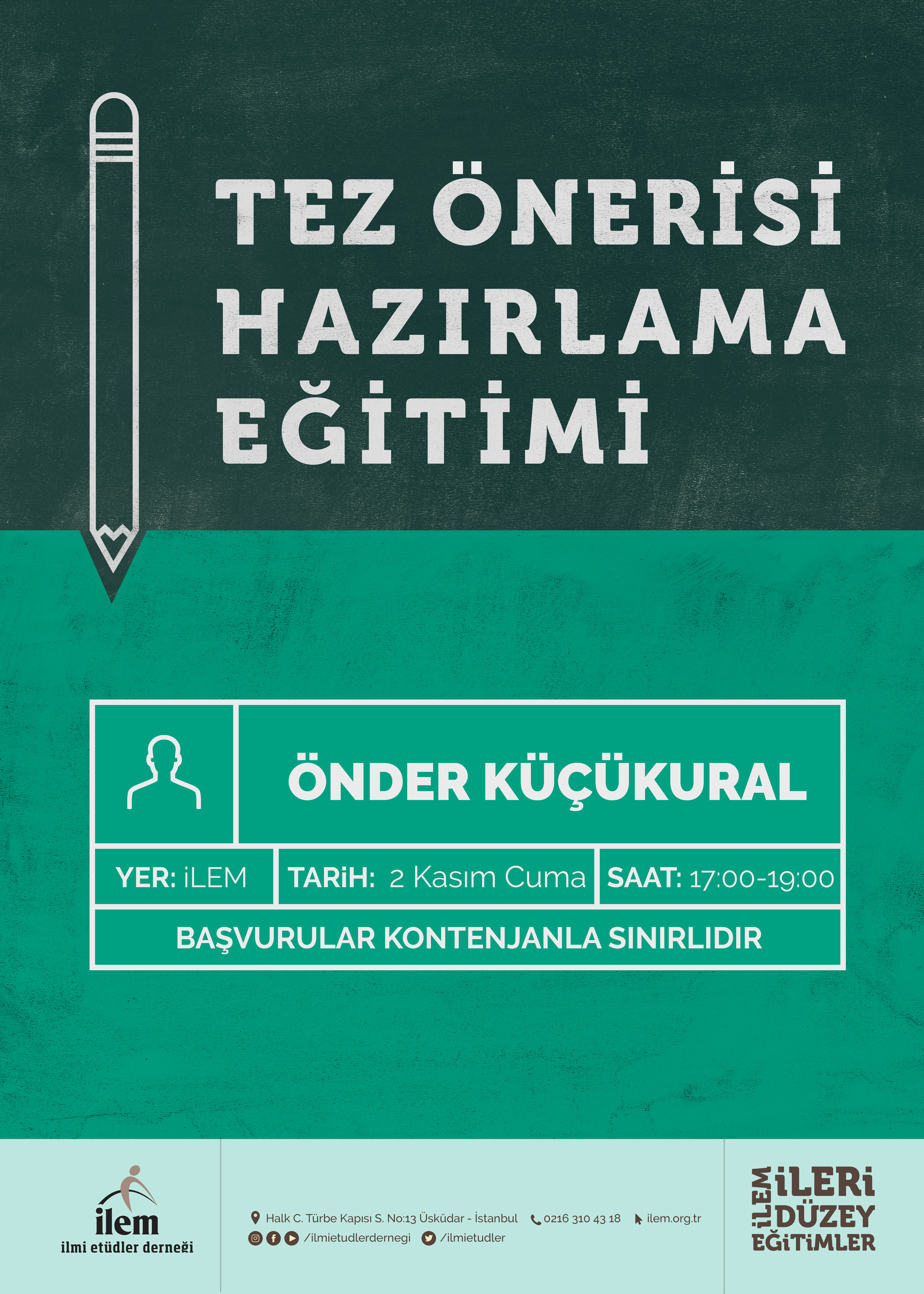 Tez Önerisi Hazırlama Eğitimi