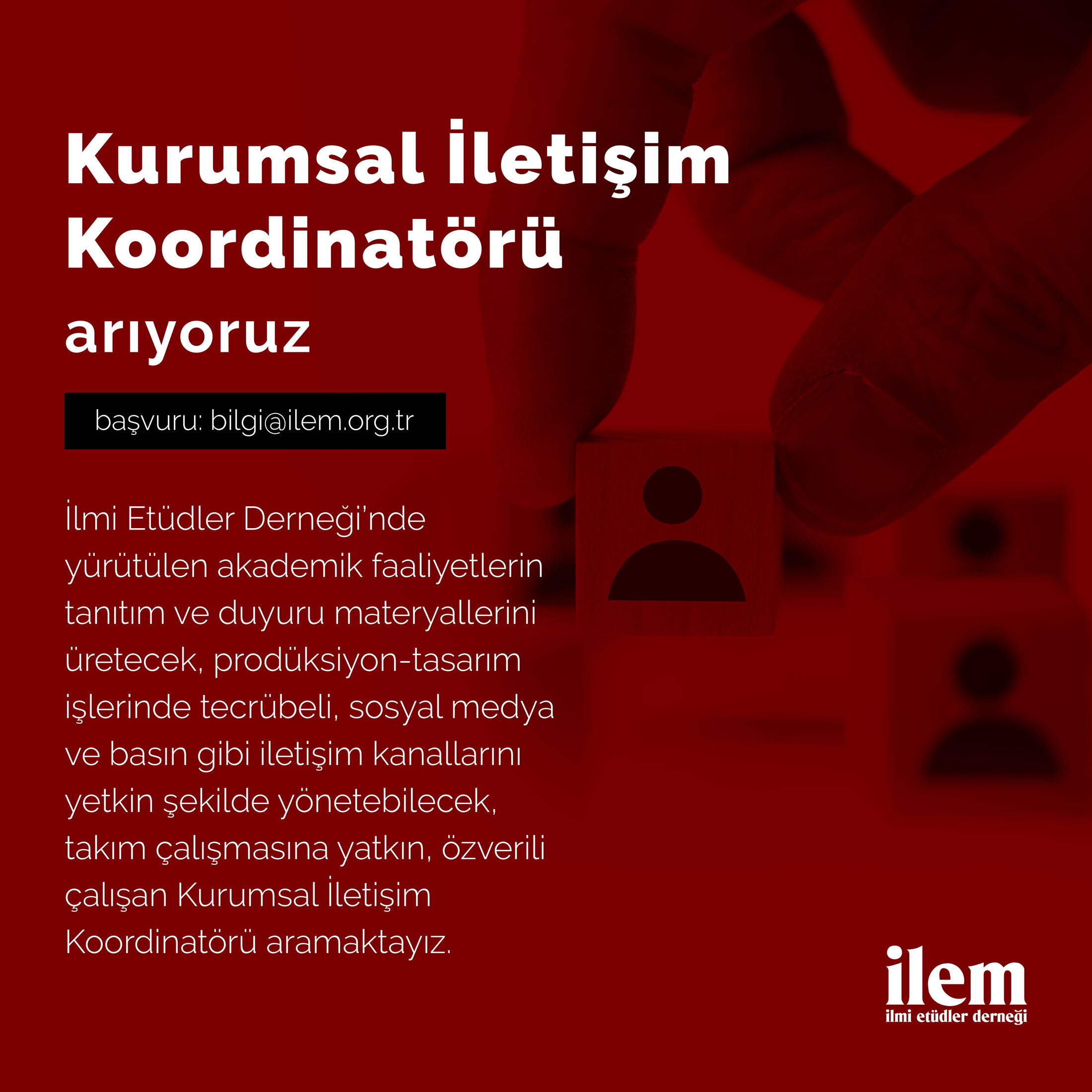 Kurumsal İletişim Koordinatörü Arıyoruz