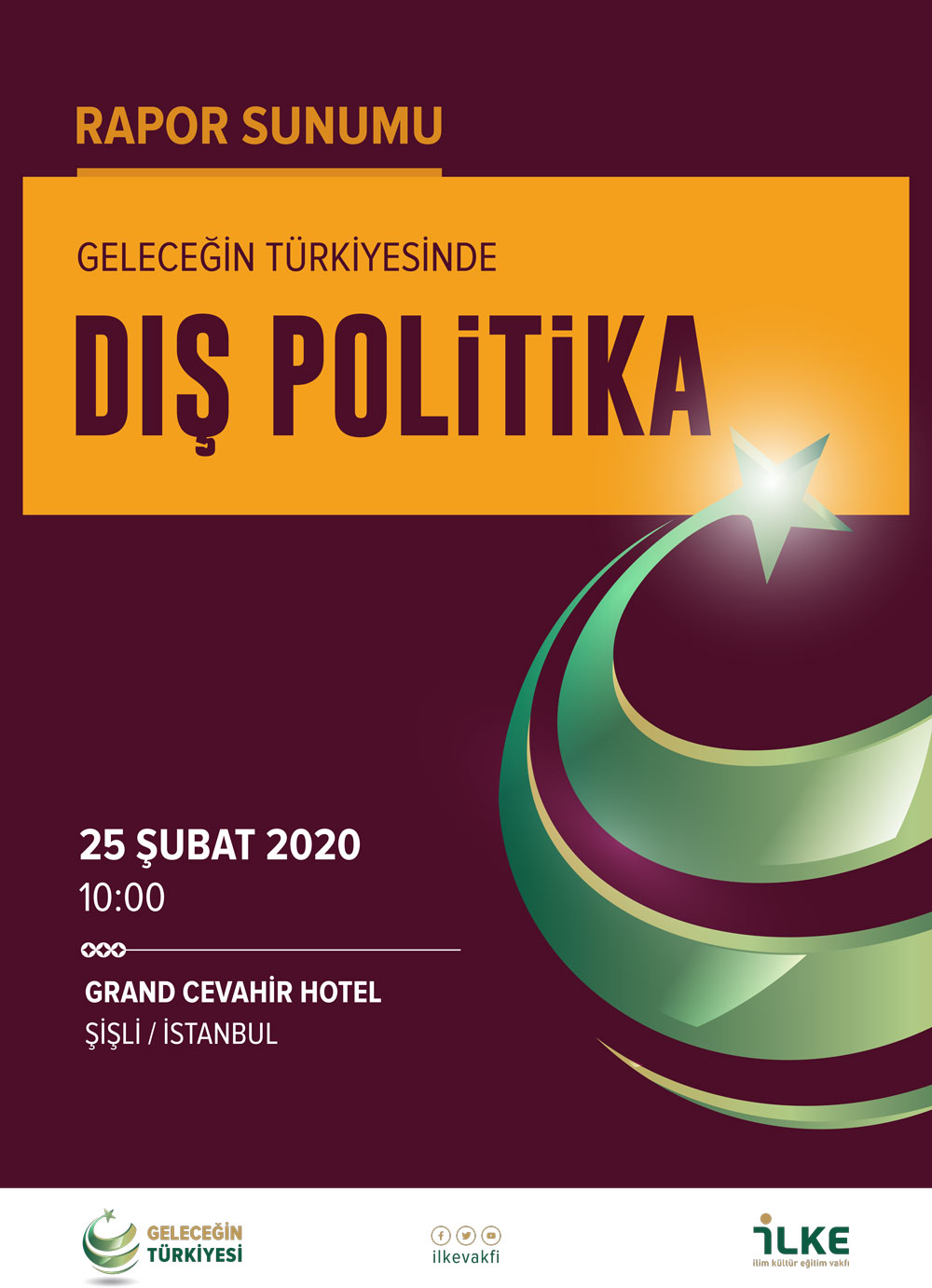 “Geleceğin Türkiyesinde Dış Politika” Raporu 25 Şubat'ta Kamuoyu ile Paylaşılıyor!