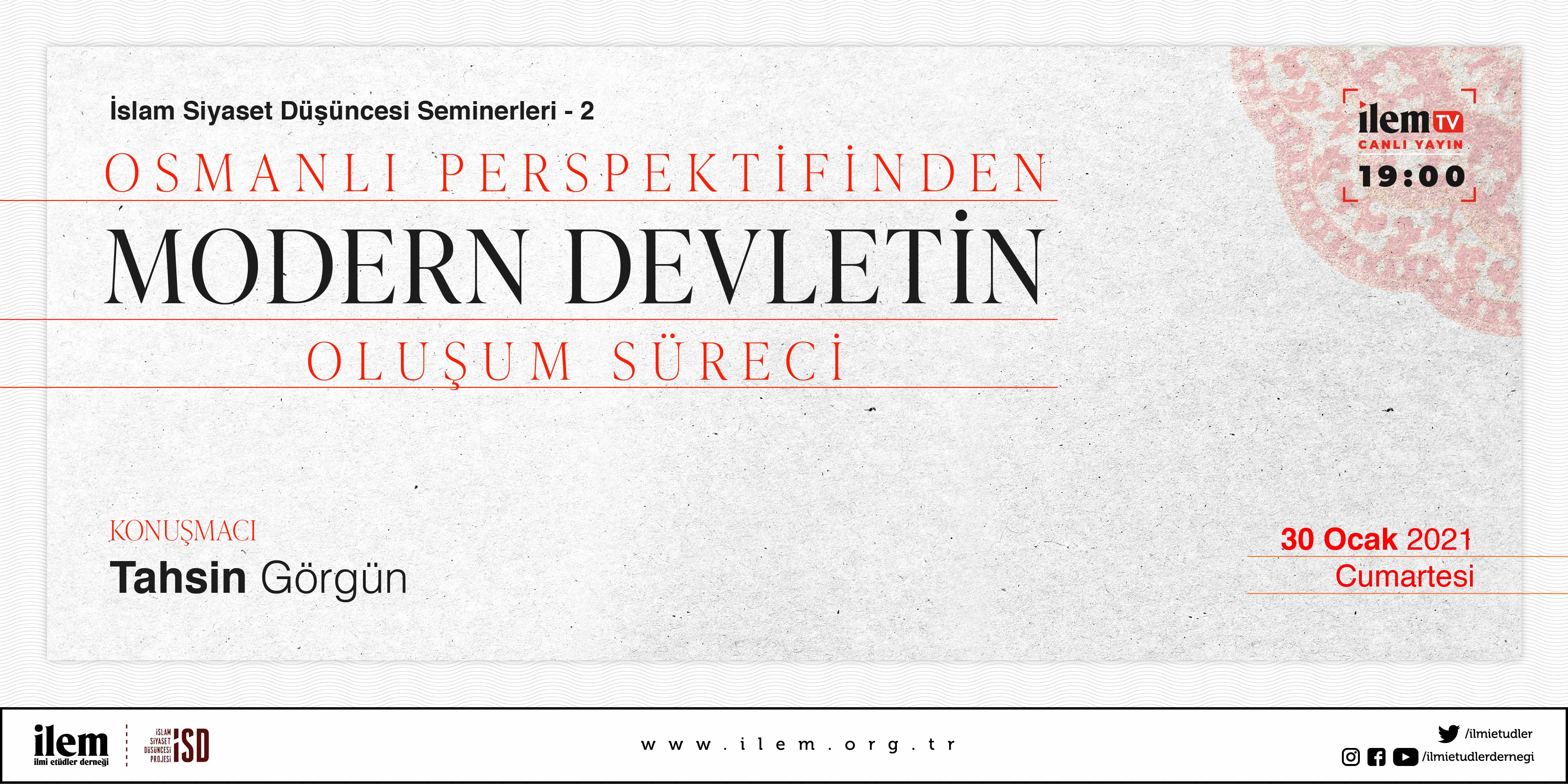 İslam Siyaset Düşüncesi Seminerleri Devam Ediyor