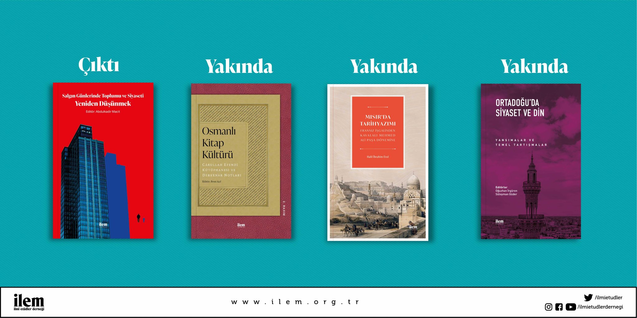 İLEM Yayınları’ndan 3 Yeni Kitap!   