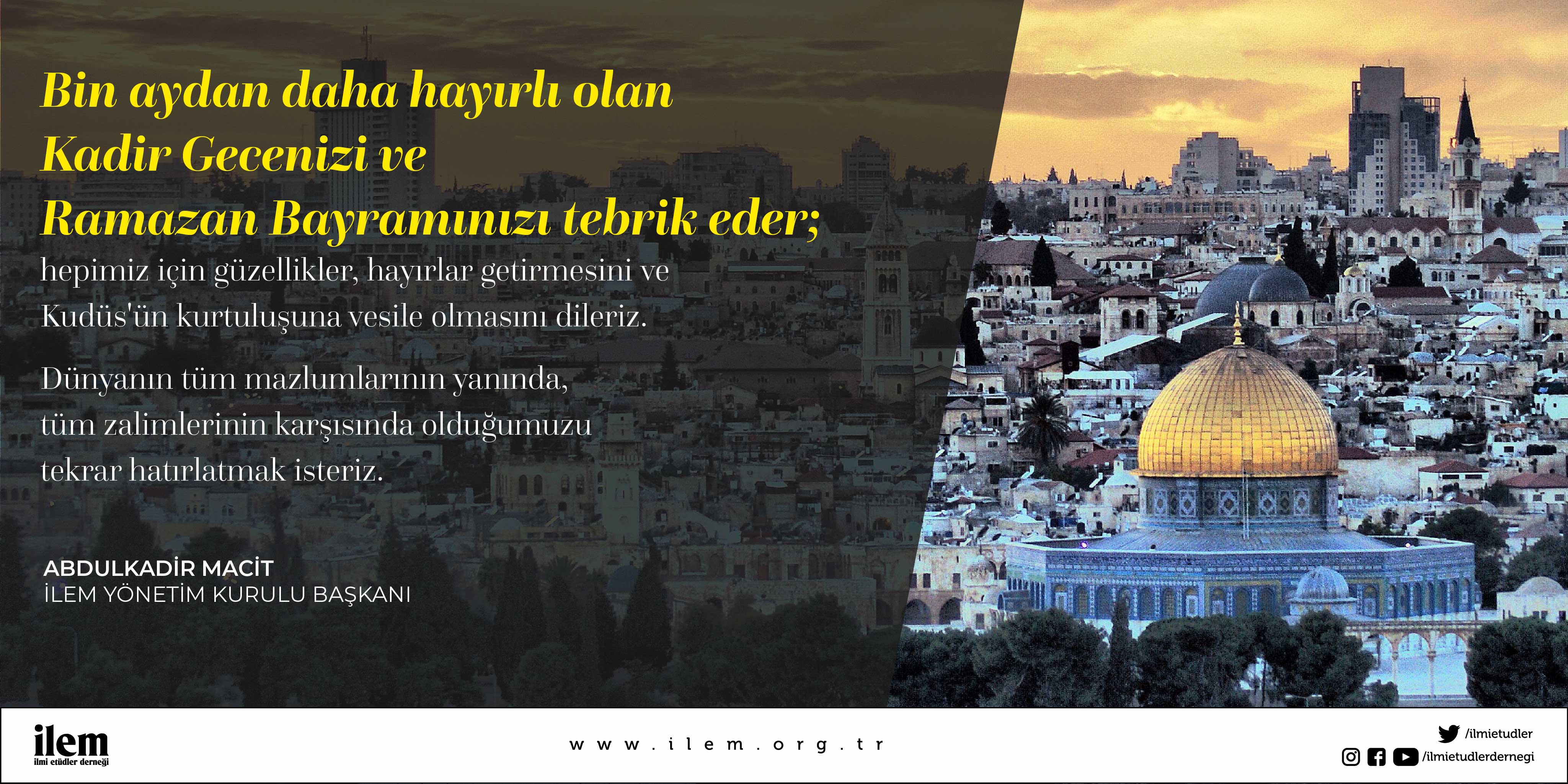 2021 Kadir Gecesi ve Ramazan Tebrik