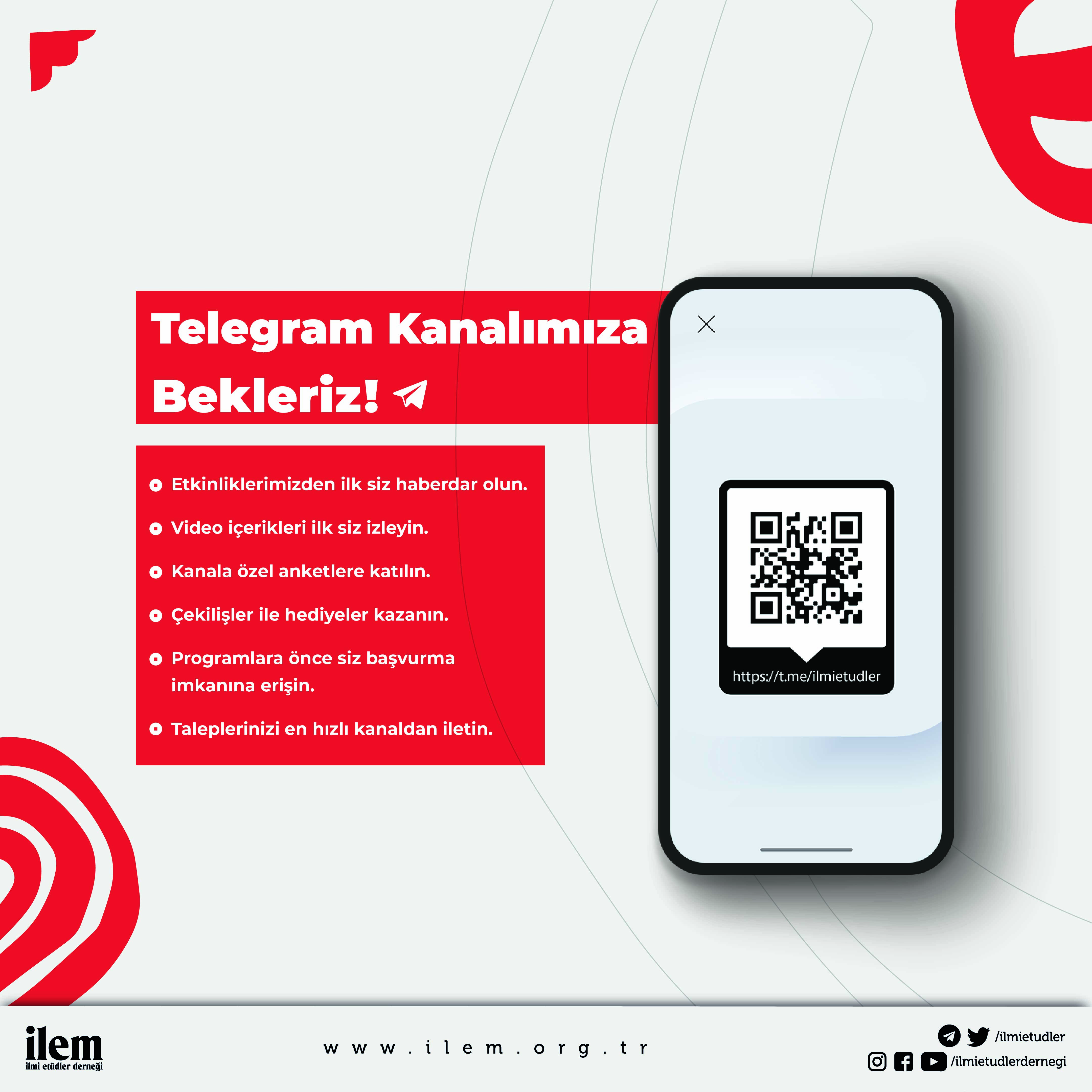 İLEM Telegram Kanalı Açıldı