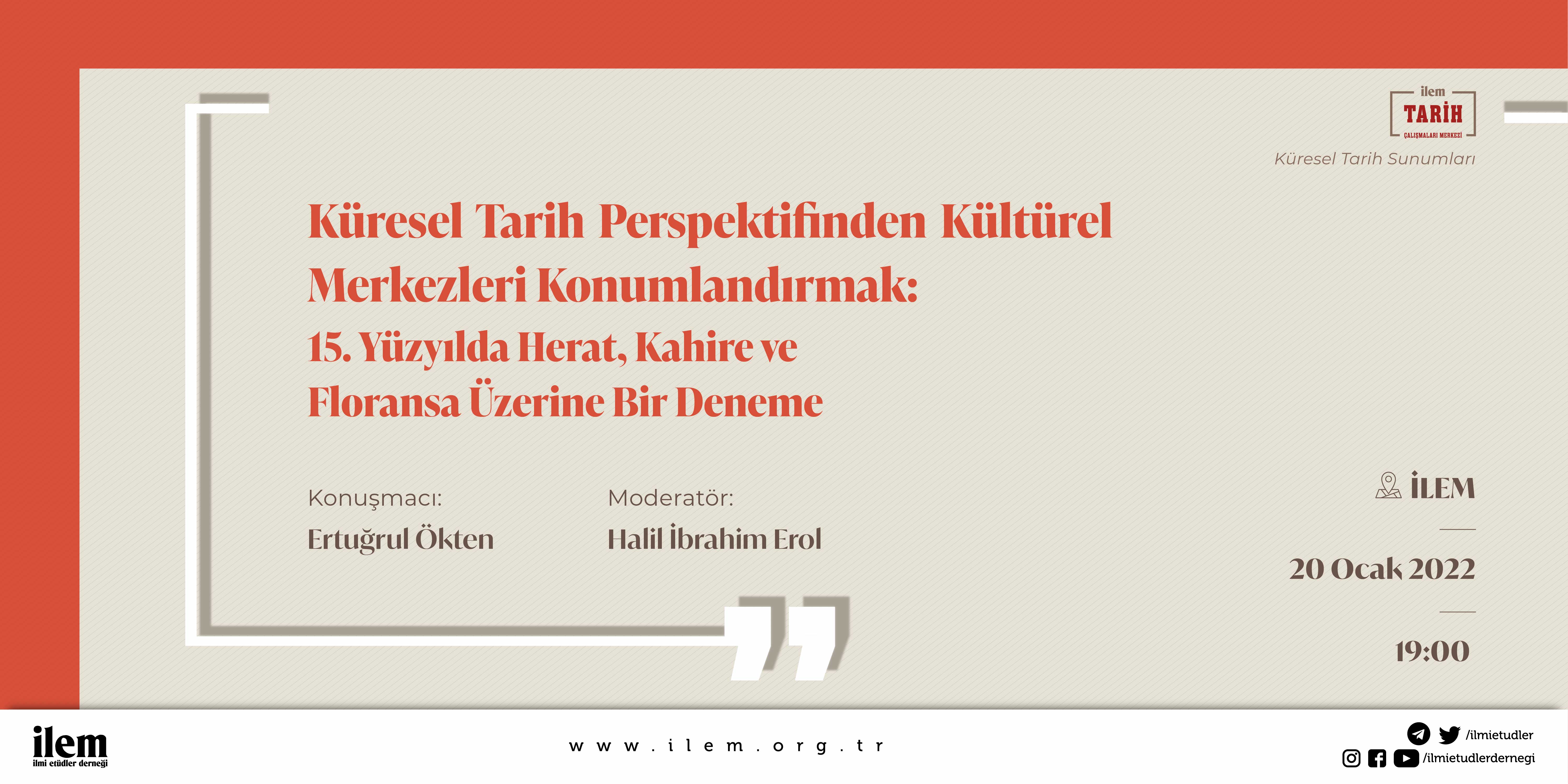 Küresel Tarih Sunumları Başlıyor!