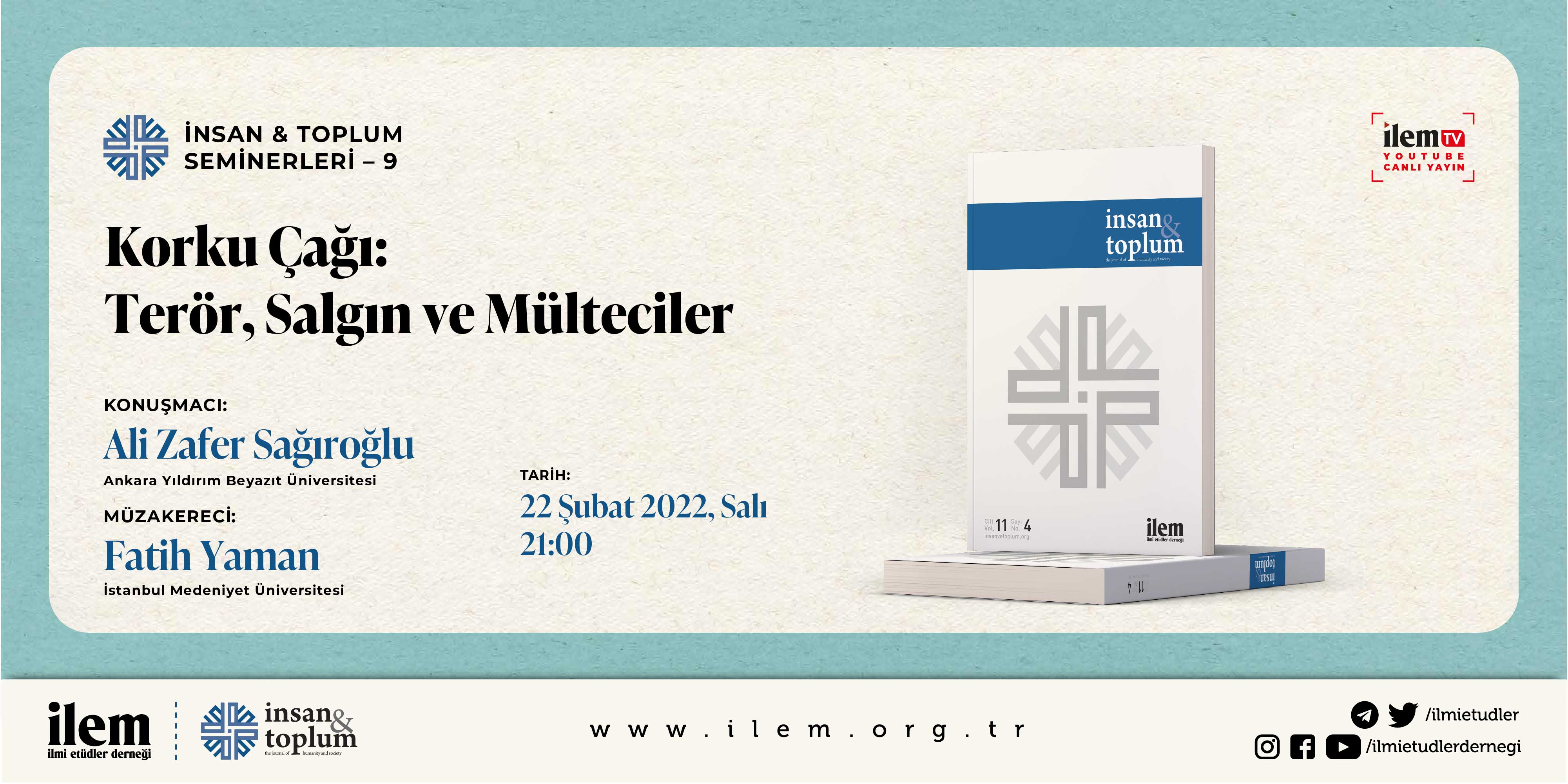 "Korku Çağı: Terör, Salgın ve Mülteciler" 