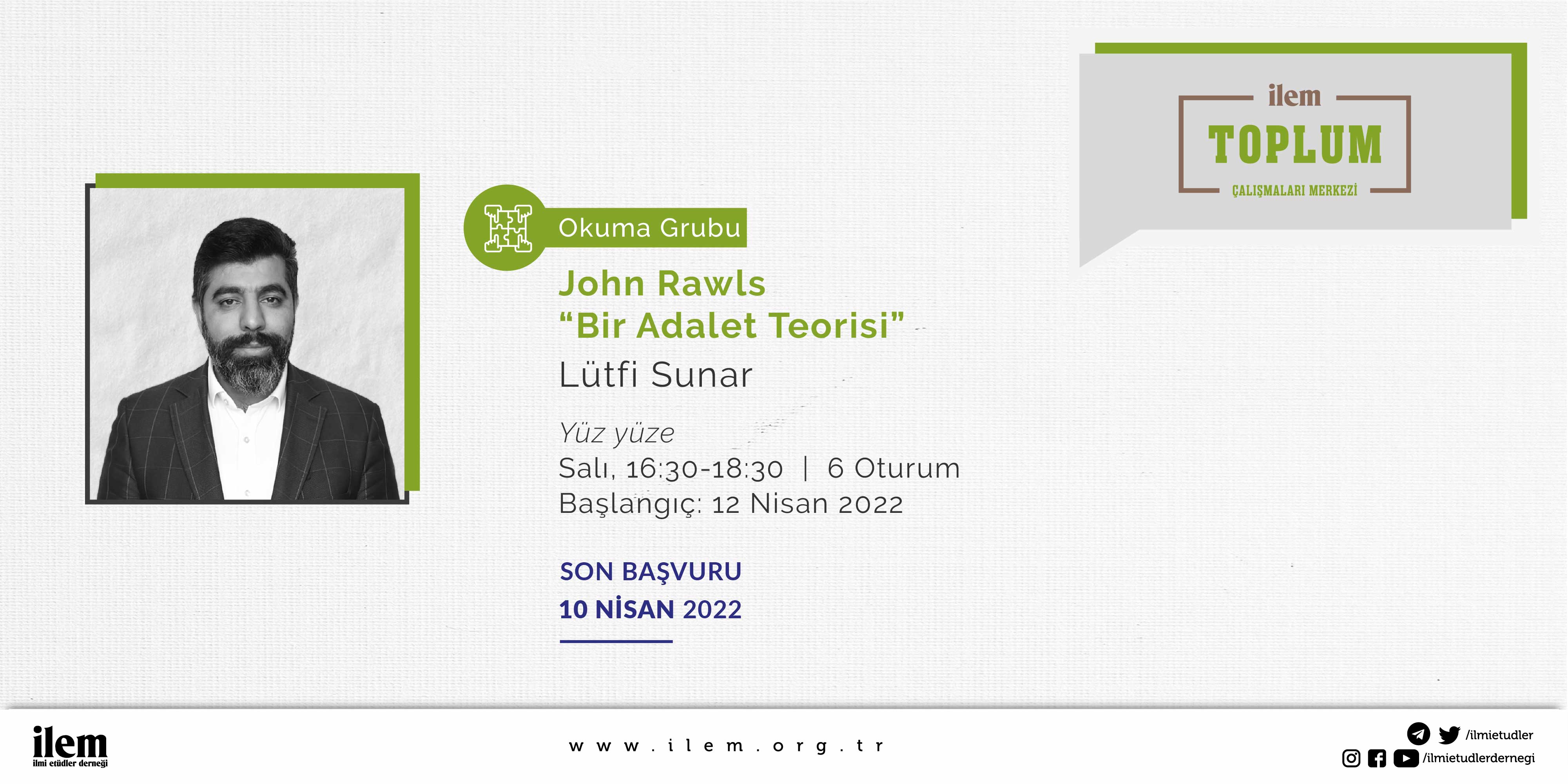 John Rawls “Bir Adalet Teorisi”