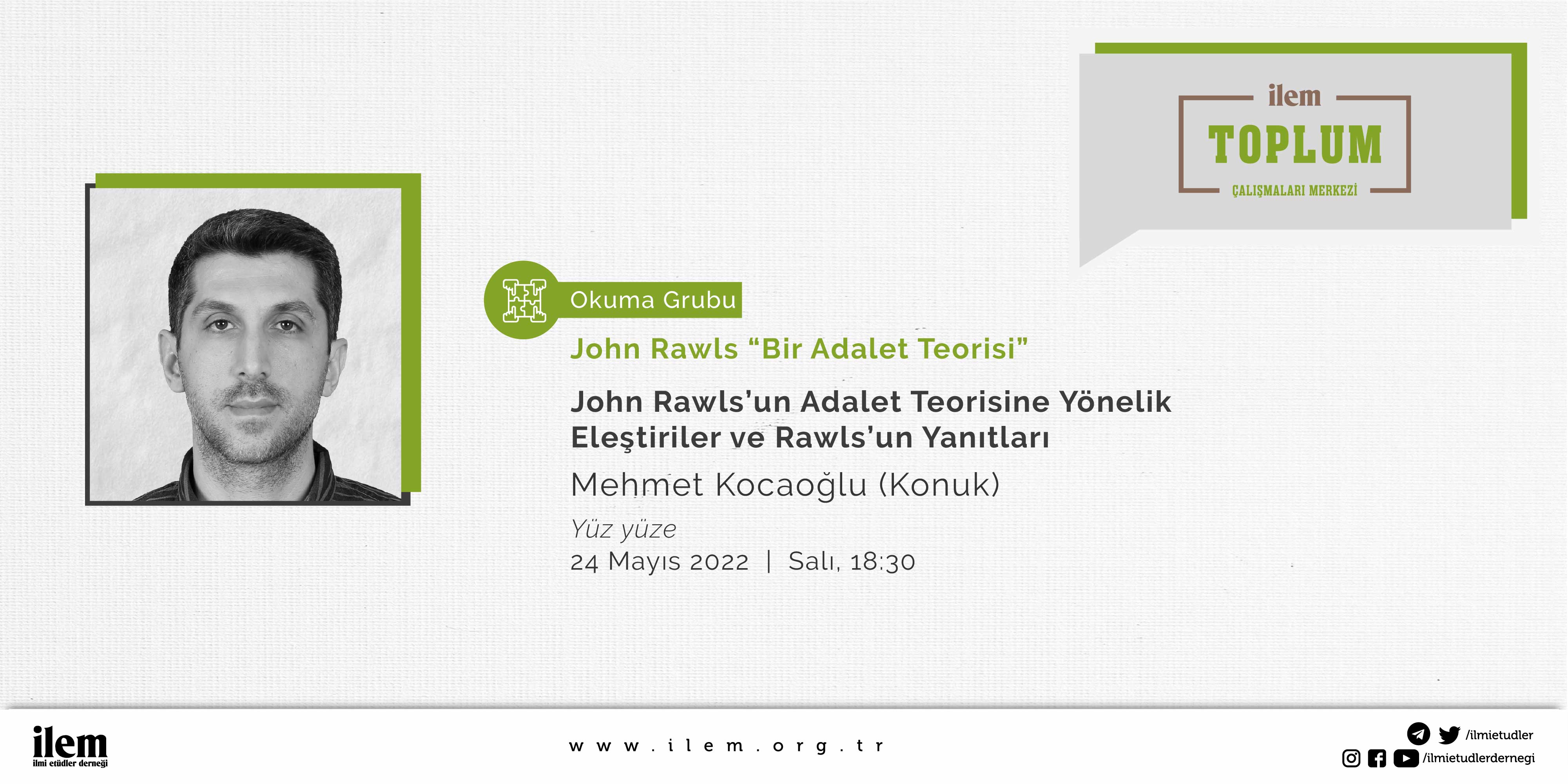 John Rawls'un Adalet Teorisine Yönelik Eleştiriler ve Rawls'un Yanıtları