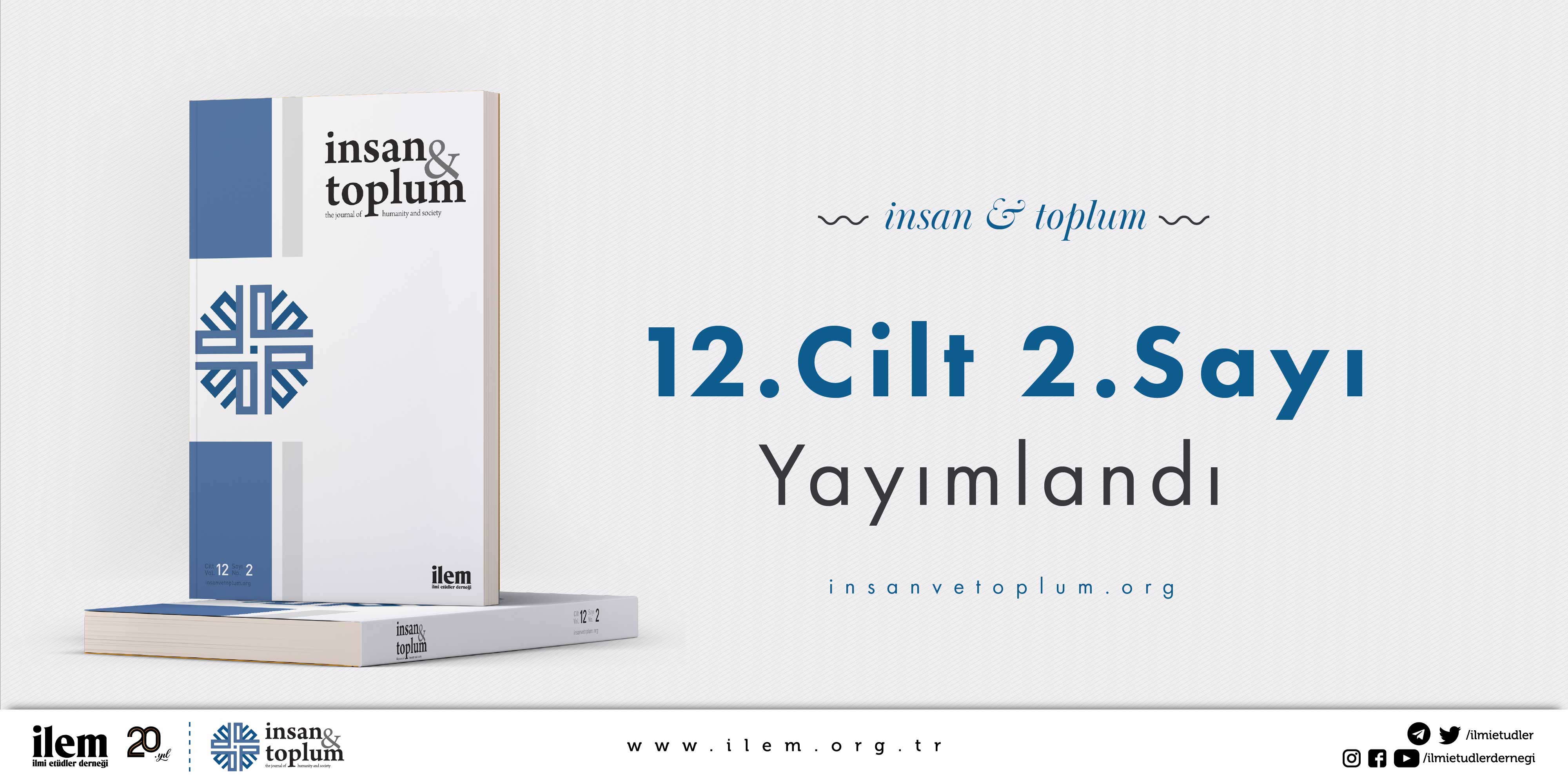 İnsan & Toplum 12. Cilt 2. Sayı Çıktı!