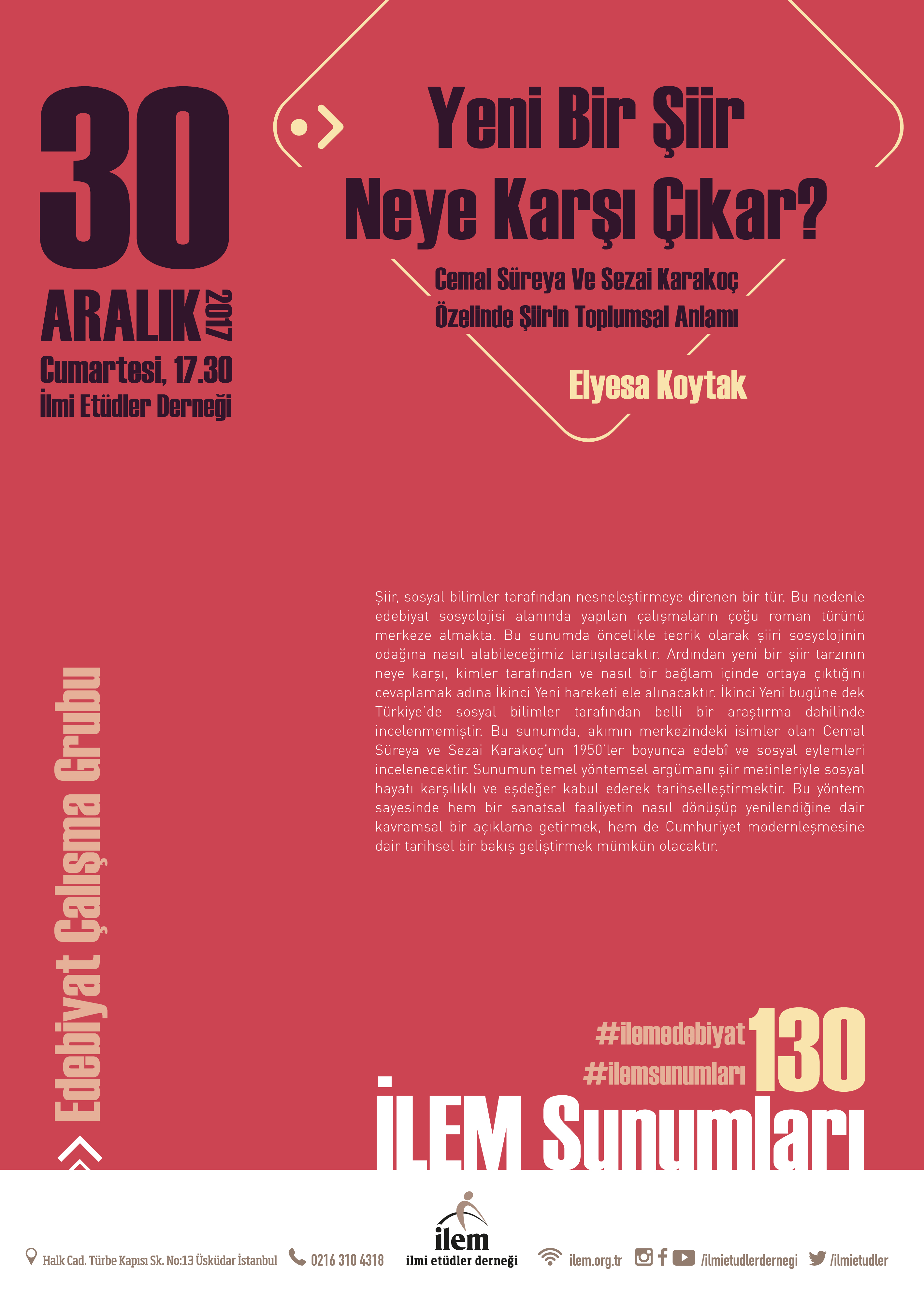Yeni Bir Şiir Neye Karşı Çıkar? Cemal Süreya Ve Sezai Karakoç Özelinde Şiirin Toplumsal Anlamı