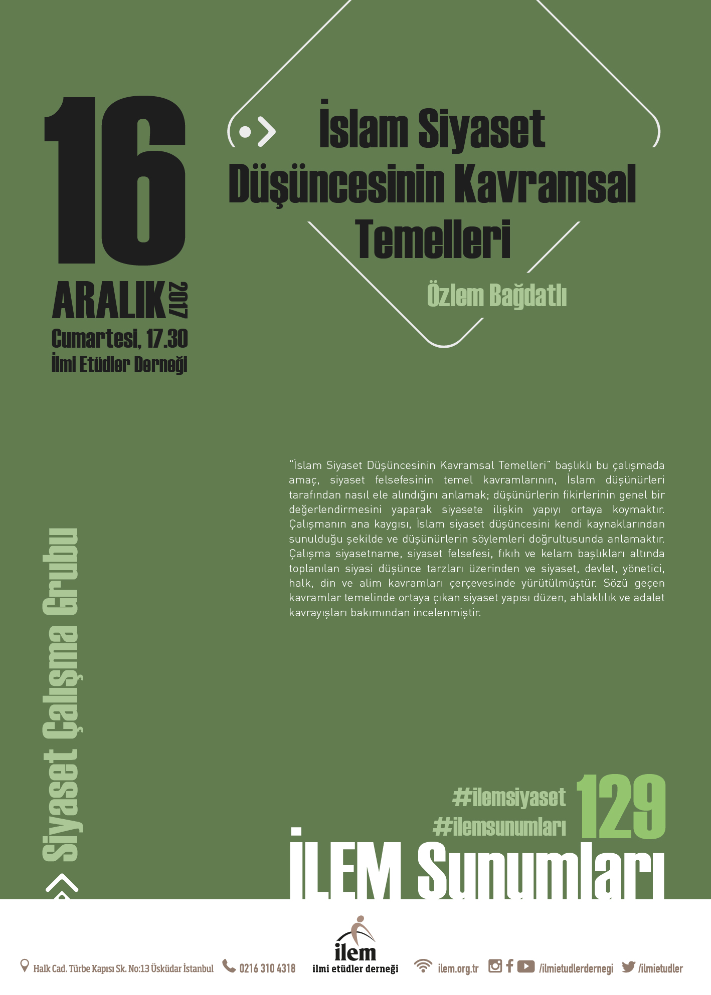 İslam Siyaset Düşüncesinin Kavramsal Temelleri