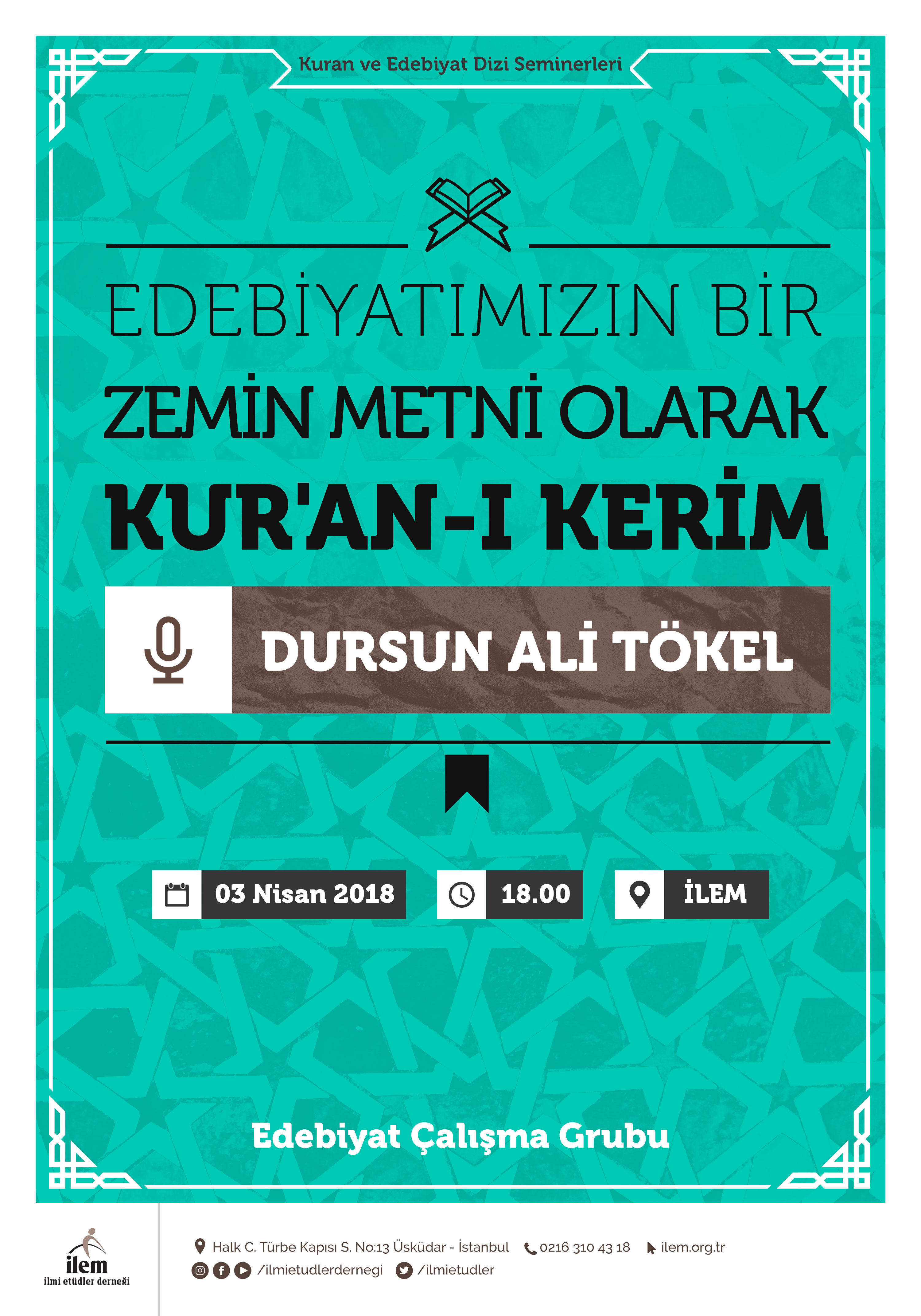 Edebiyatımızın Bir Zemin Metni Olarak Kuran-ı Kerim