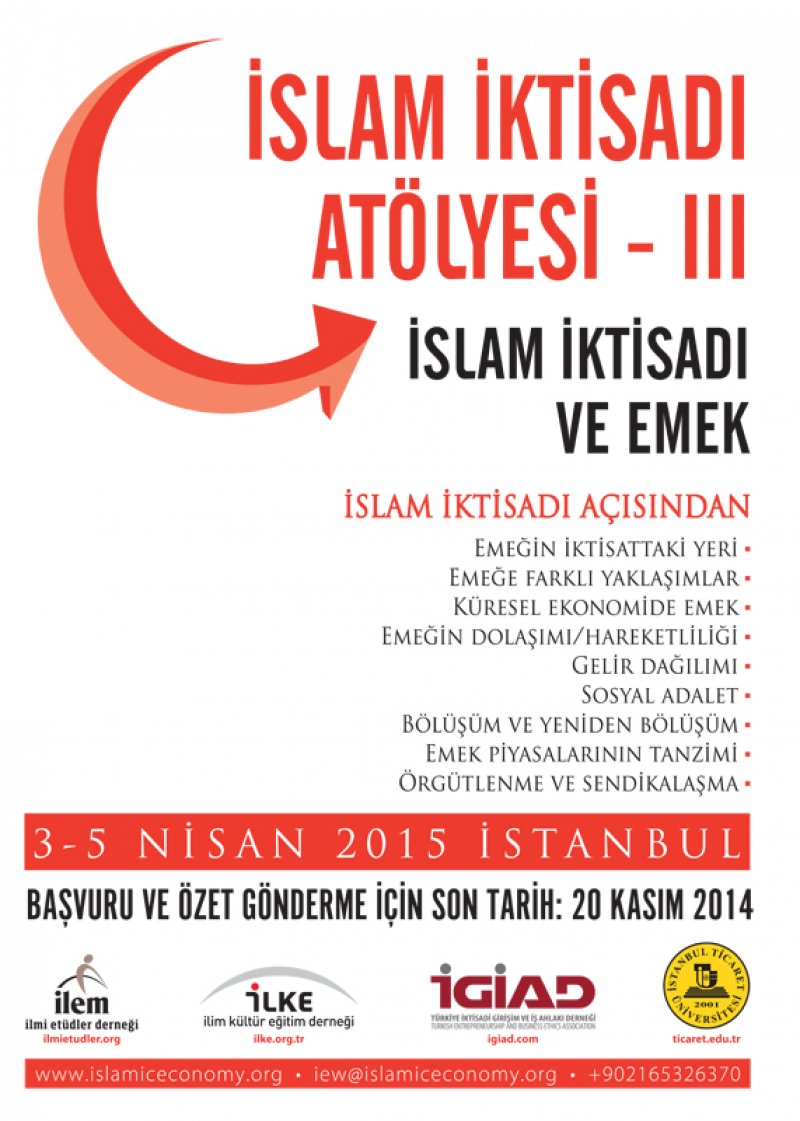 III. İslam İktisadı Atölyesi Başvuruları 20 Kasım'da Sona Eriyor