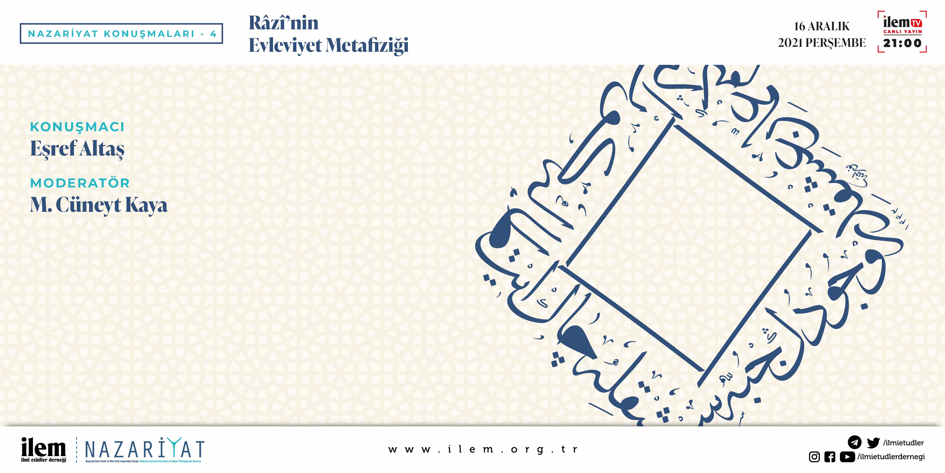 Nazariyat Konuşmaları - 4 