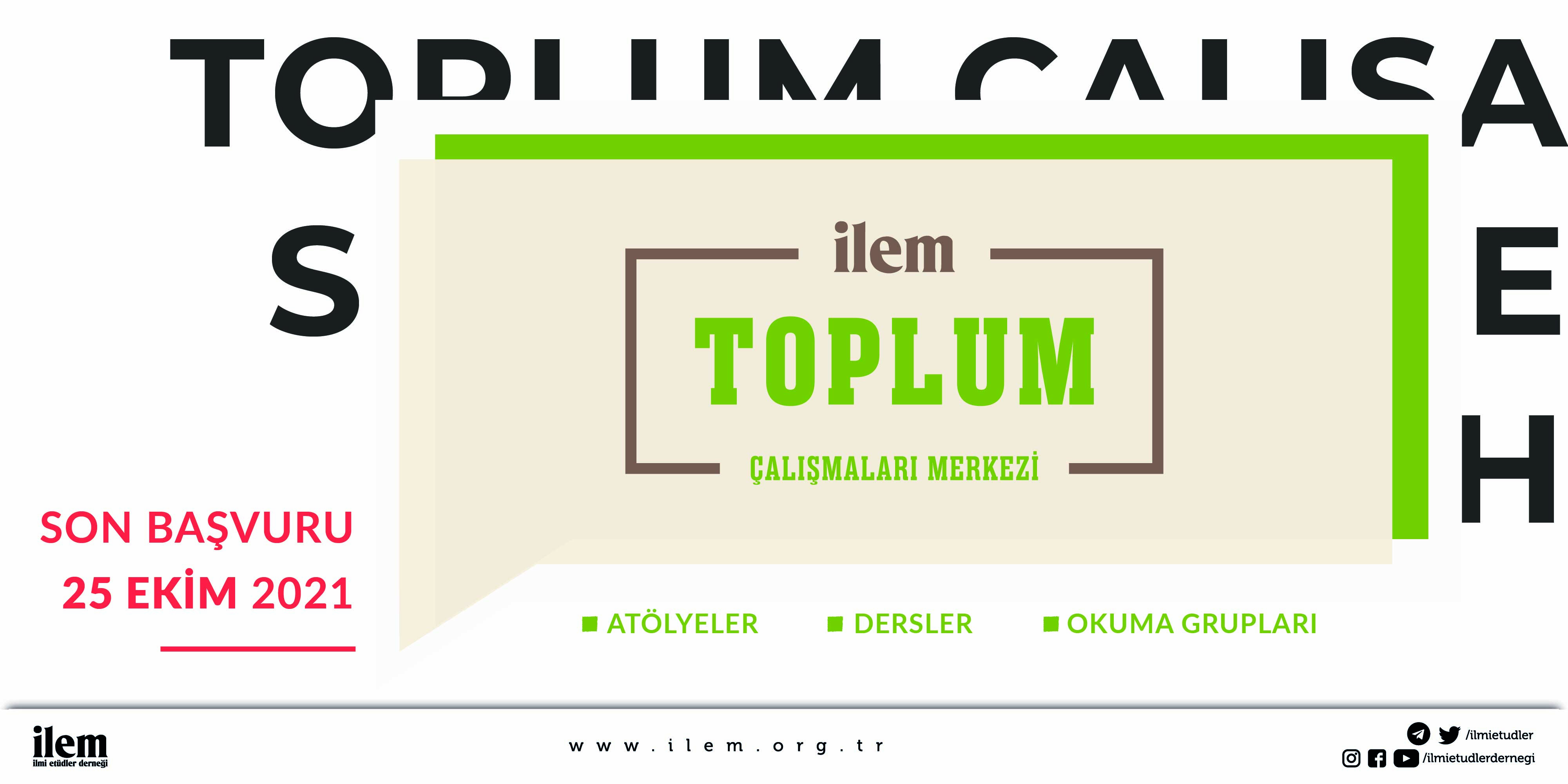 Toplum Çalışmaları Merkezi Dersleri Başlıyor!