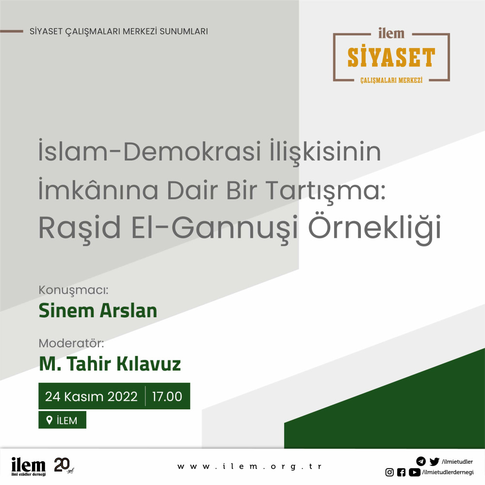 İslam-Demokrasi İlişkisinin İmkanına Dair Bir Tartışma: Raşid El-Gannuşi Örnekliği
