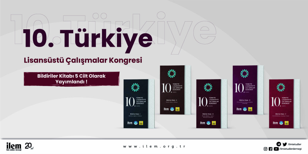 10. TLÇK Bildiriler Kitabı Yayımlandı!