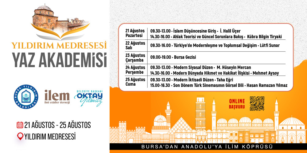 İLEM Yaz Akademisi Bu Yıl Bursa'da!