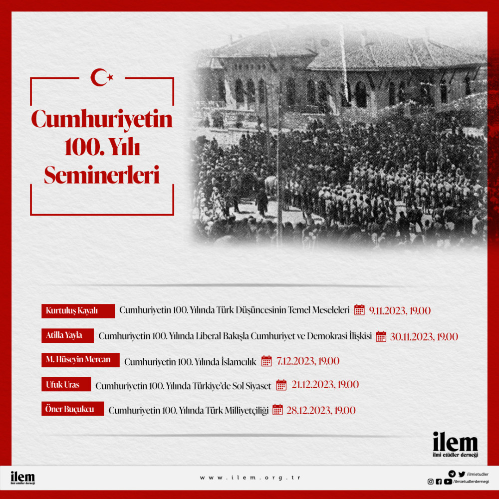 Cumhuriyetin 100. Yılı Seminerleri