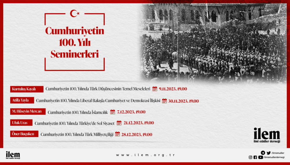 Cumhuriyetin 100. Yılı Seminerleri