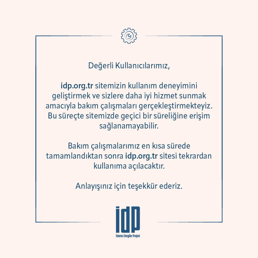 idp.org.tr Geçici Süreyle Bakımda!