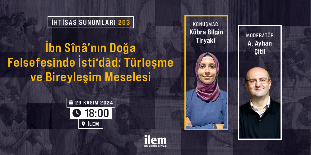 İbn Sînâ’nın Doğa Felsefesinde İsti‘dâd: Türleşme ve Bireyleşim Meselesi