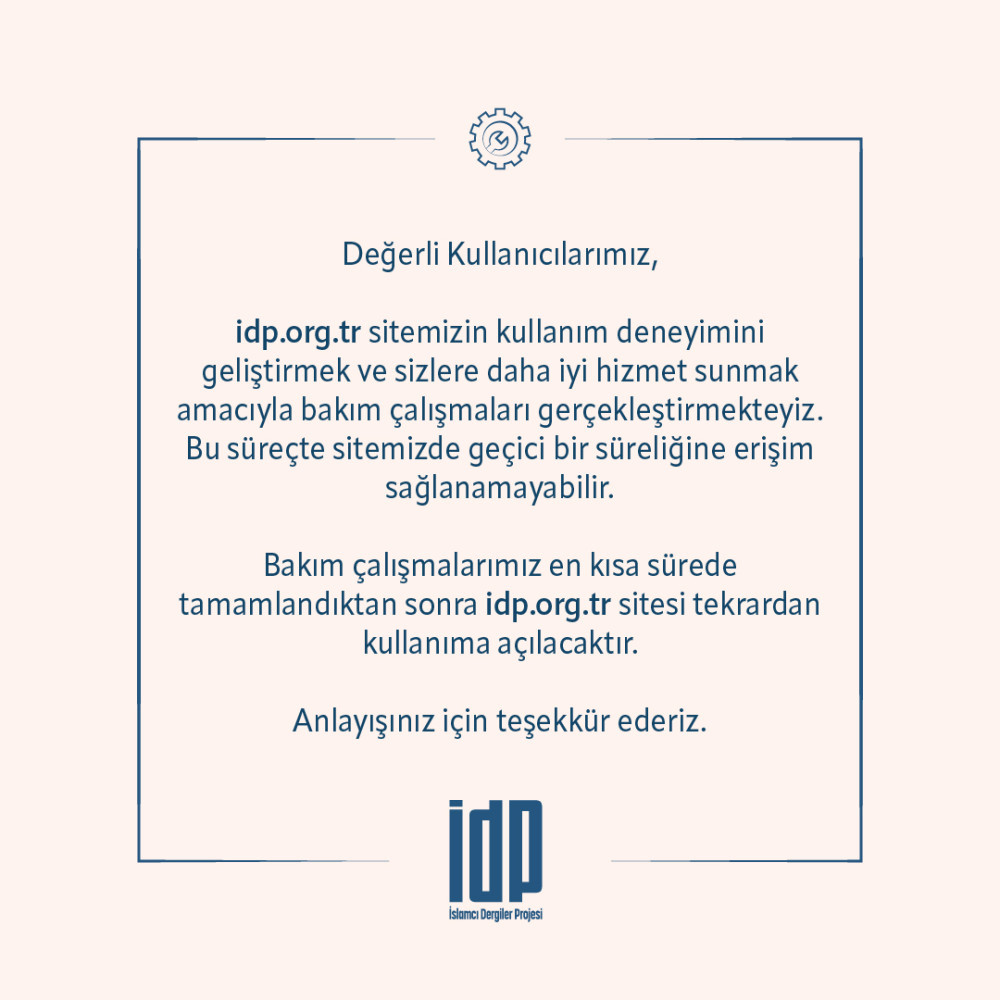 idp.org.tr is Temporarily Under Maintenance!