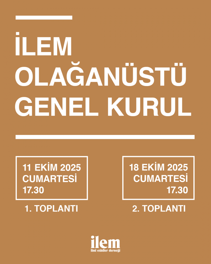 İLEM Olağanüstü Genel Kurul Duyurusu